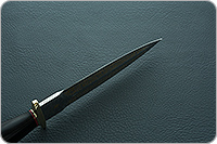 Кинжал охотничий-С граб - черное дерево, 95х18, латунь : фото 9