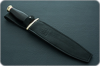 Кинжал охотничий-С граб - черное дерево, 95х18, латунь : фото 11