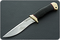 Нож Дикси наборная кожа, 95х18, латунь : фото 2