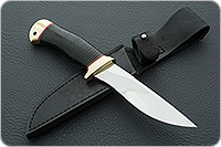 Нож Дикси наборная кожа, 95х18, латунь : фото 8