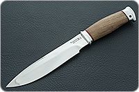 Нож Fox-2 (Фокс-2)  орех, 95х18, алюминий : фото 2