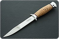 Нож Разведчик береста, алюминий, без золочения : фото 2