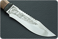 Нож Тайга орех, 95х18, текстолит : фото 4