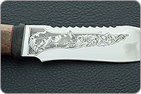 Нож Тайга орех, 95х18, текстолит : фото 8