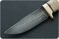 Нож Малек-2 кап березовый, латунь, без золочения : фото 3