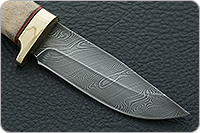 Нож Малек-2 кап березовый, латунь, без золочения : фото 4