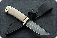 Нож Малек-2 кап березовый, латунь, без золочения : фото 8