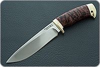 Нож Артыбаш стабилизированный кап, 95х18, латунь : фото 2