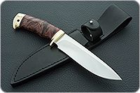 Нож Артыбаш стабилизированный кап, 95х18, латунь : фото 9