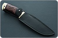 Нож Артыбаш стабилизированный кап, 95х18, латунь : фото 10