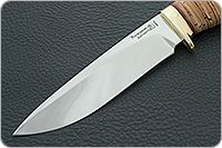 Нож Артыбаш береста, 95х18, латунь : фото 3