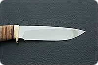 Нож Артыбаш береста, 95х18, латунь : фото 7