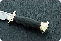 Нож Спас-6 наборная кожа, латунь, без золочения : фото 6