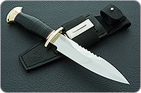 Нож Спас-6 наборная кожа, латунь, без золочения : фото 9