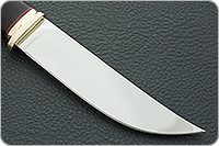 Нож Монблан-2 граб - черное дерево, 95х18, латунь : фото 4