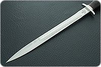 Кортик офицерский граб - черное дерево, 95х18, алюминий : фото 3