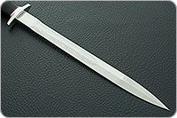 Кортик офицерский граб - черное дерево, 95х18, алюминий : фото 4