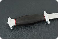 Кортик офицерский граб - черное дерево, 95х18, алюминий : фото 5