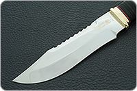 Нож Тайга наборная кожа, 95х18, латунь : фото 3