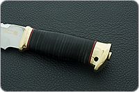 Нож Тайга наборная кожа, 95х18, латунь : фото 6