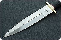 Кинжал охотничий-С наборная кожа, 95х18, латунь : фото 3