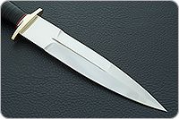 Кинжал охотничий-С наборная кожа, 95х18, латунь : фото 4