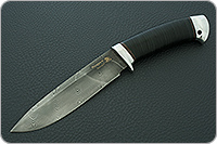 Нож Артыбаш наборная кожа, дамаск, алюминий : фото 2