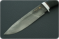 Нож Артыбаш наборная кожа, дамаск, алюминий : фото 3