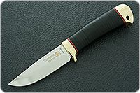 Нож Малек-2 наборная кожа, 95х18, латунь : фото 2