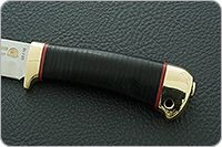 Нож Малек-2 наборная кожа, 95х18, латунь : фото 6