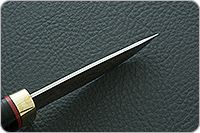 Нож Малек-2 наборная кожа, 95х18, латунь : фото 8