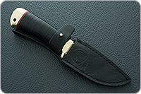 Нож Малек-2 наборная кожа, 95х18, латунь : фото 10