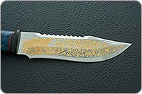 Нож Тайга стабилизированный кап, 95х18, текстолит : фото 7