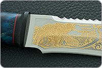 Нож Тайга стабилизированный кап, 95х18, текстолит : фото 8