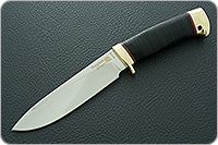 Нож Артыбаш наборная кожа, 95х18, латунь : фото 2