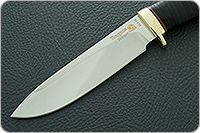 Нож Артыбаш наборная кожа, 95х18, латунь : фото 3