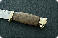 Нож Fox-3 (Фокс-3) орех, 95х18, латунь : фото 6