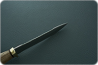 Нож Fox-3 (Фокс-3) орех, 95х18, латунь : фото 8