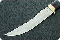 Нож Рыбацкий-1 стабилизированный кап, 95х18, латунь : фото 3