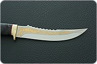 Нож Рыбацкий-1 стабилизированный кап, 95х18, латунь : фото 7