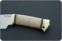 Нож Утес кап березовый, 95х18, латунь : фото 6