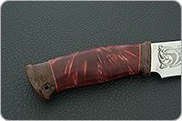 Нож Таежный-2 стабилизированный кап, 95х18, текстолит : фото 4