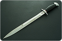 Кортик офицерский наборная кожа, 95х18, алюминий : фото 2