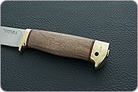 Нож Монблан-2 орех, 95х18, латунь : фото 6