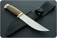 Нож Монблан-2 орех, 95х18, латунь : фото 8