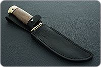 Нож Монблан-2 орех, 95х18, латунь : фото 9