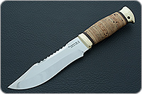 Нож Тайга береста, 95х18, латунь : фото 2