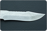 Нож Тайга наборная кожа, 95х18, латунь : фото 4