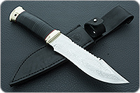 Нож Тайга наборная кожа, 95х18, латунь : фото 9