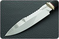 Нож Спас-1 наборная кожа, 95х18, латунь : фото 3